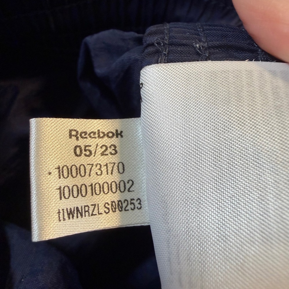 Reebok Mens 2X Track Pants Blue Red Windpants Vintage Inspired 90s Y2K Street - Picture 5 of 8